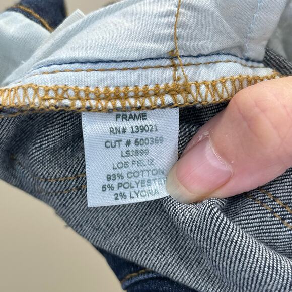FRAME Le Skinny De Jeanne Jeans In Los Feliz Wash Size 25 Pants - Picture 7 of 7